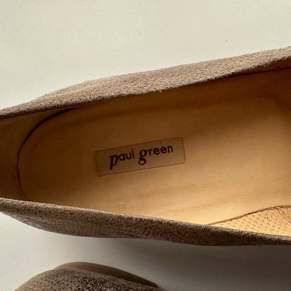 Paul Green Perry Perforated Metallic Smoke Comfort Loafers Shoes UK 3 1/2 US 6 - Picture 6 of 8